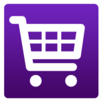 transparent shopping cart logo